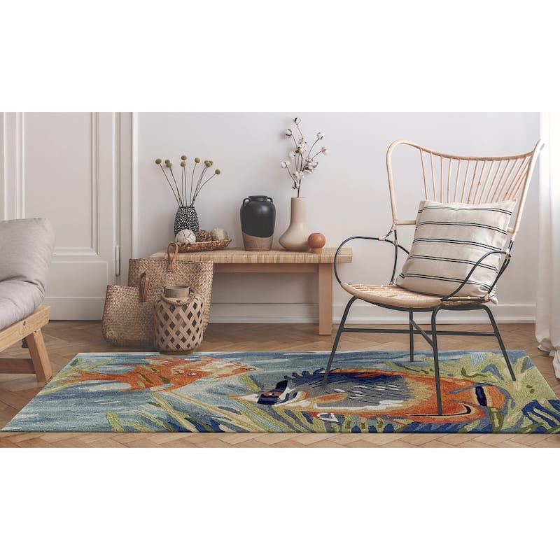 Liora Manne Ravella Tropical Fish Indoor/Outdoor Rug
