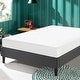 preview thumbnail 4 of 9, Priage by ZINUS Grey Upholstered Platform Bed Frame