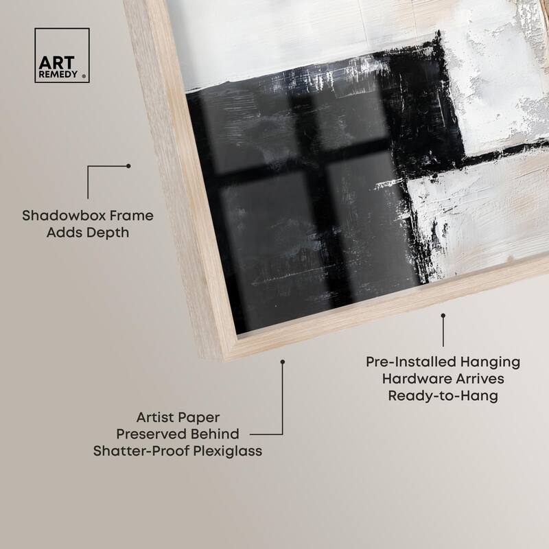 Black Dust and White Ash II Shadowbox by Art Remedy