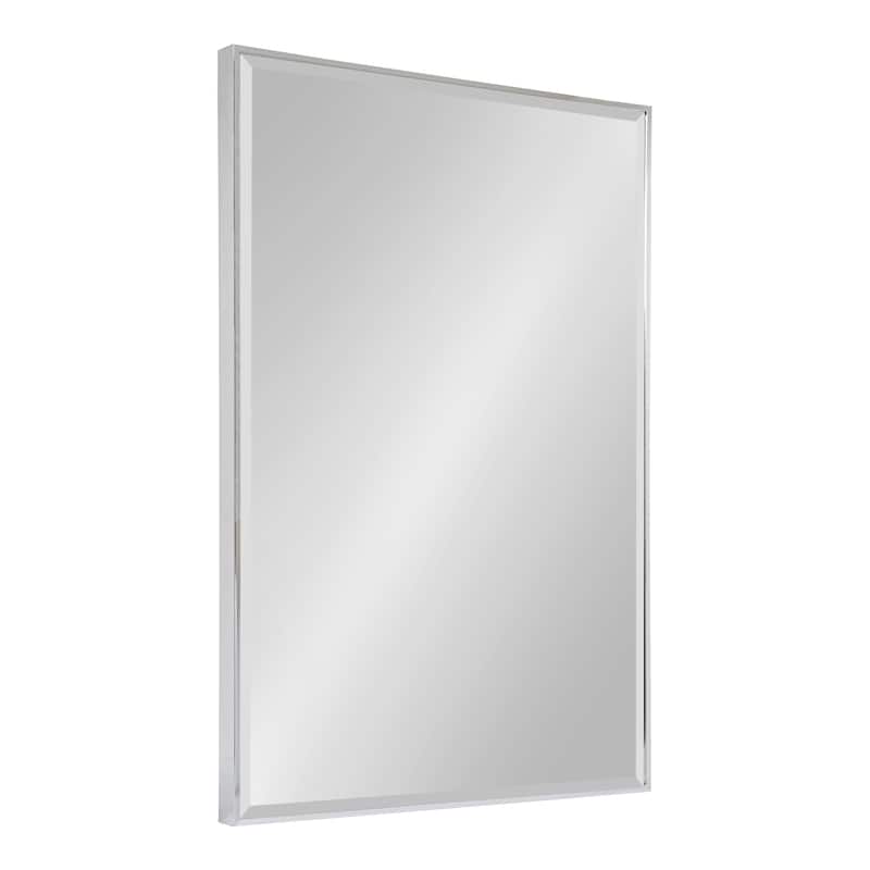Rhodes Framed Decorative Wall Mirror - 24.75x36.75 - Silver