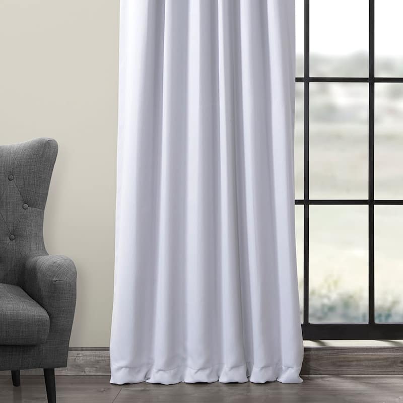 Exclusive Fabrics Room Darkening 84-inch Curtain Panel Pair (2 Panels)