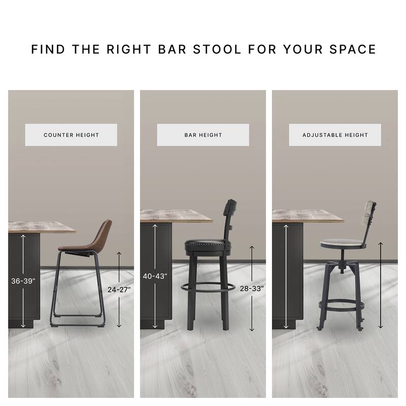 Signature Design by Ashley Chadworth Counter Height Bar Stool (Set of 2) - 20"W x 23"D x 42"H