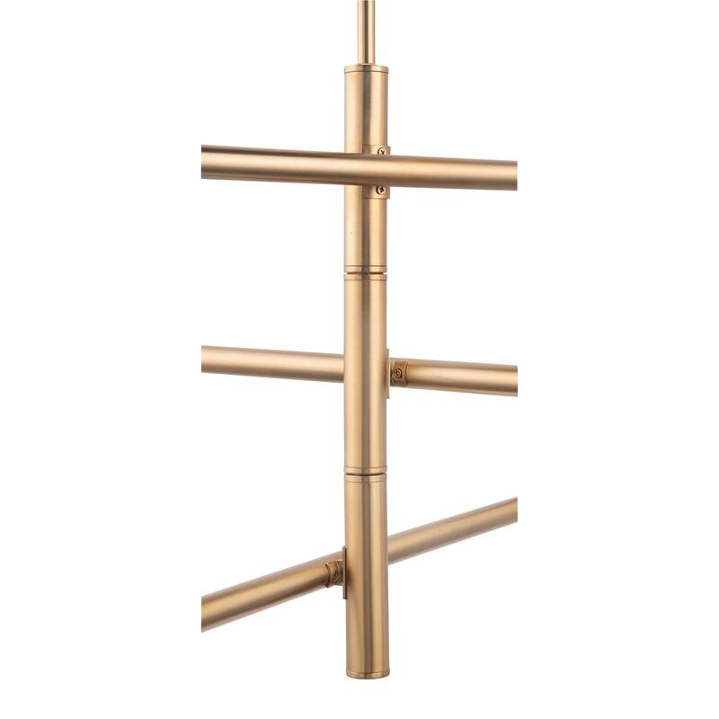 Brio Lighting Optical 6 Light Adjustable Chandelier