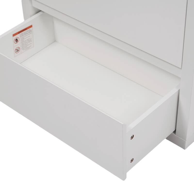 30"/60" Bathroom Vanity Set, Freestanding Bathroom Vanity Cabinet with Ceramic Sink Basin & Drawers