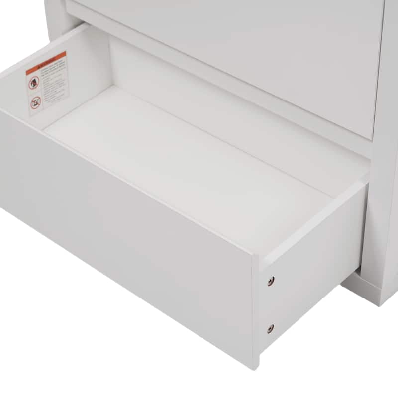 Freestanding Bathroom Vanity with Ceramic Sink and Drawers