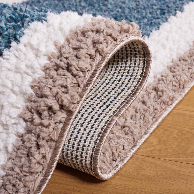 SAFAVIEH Calico Shag Vitalia Mid-Century Modern 1.5-inch Thick Rug