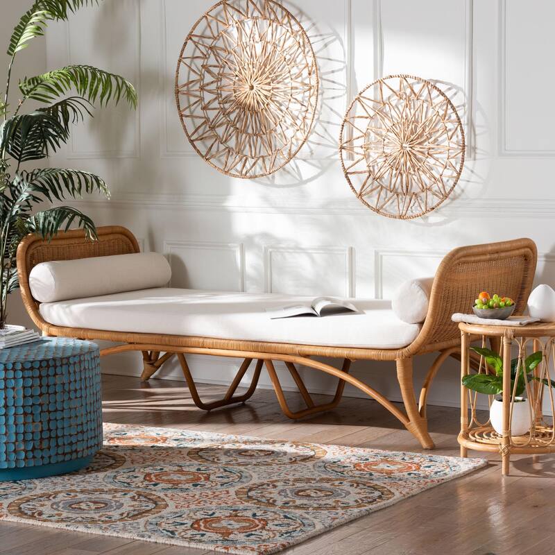 Veve Bohemian Light Honey Rattan Daybed