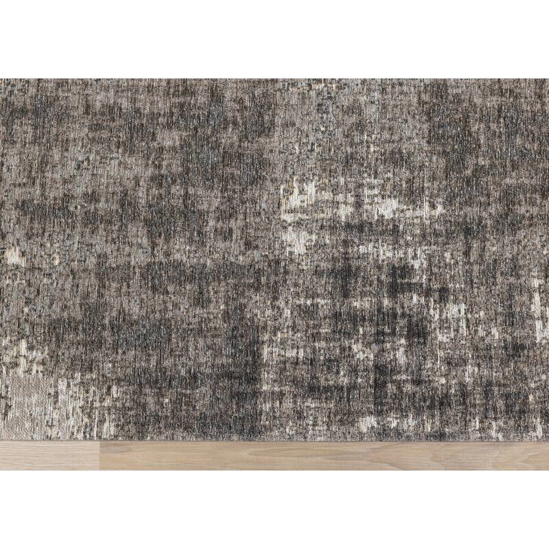 Kylie Collection - Grey Distressed Rug