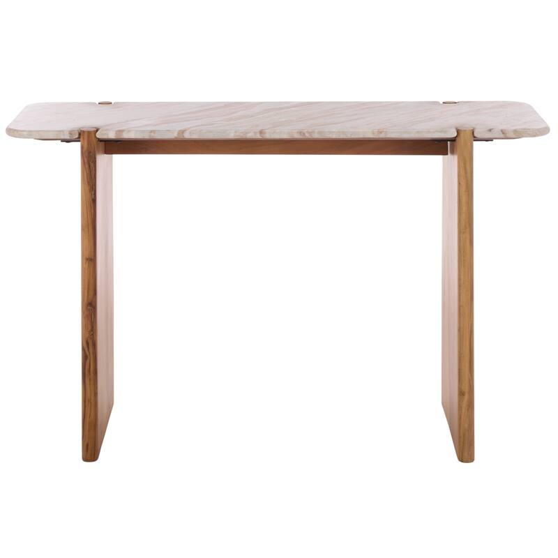SAFAVIEH Couture Feliciabeth Marble Console Table - 47"W x 16"D x 30"H