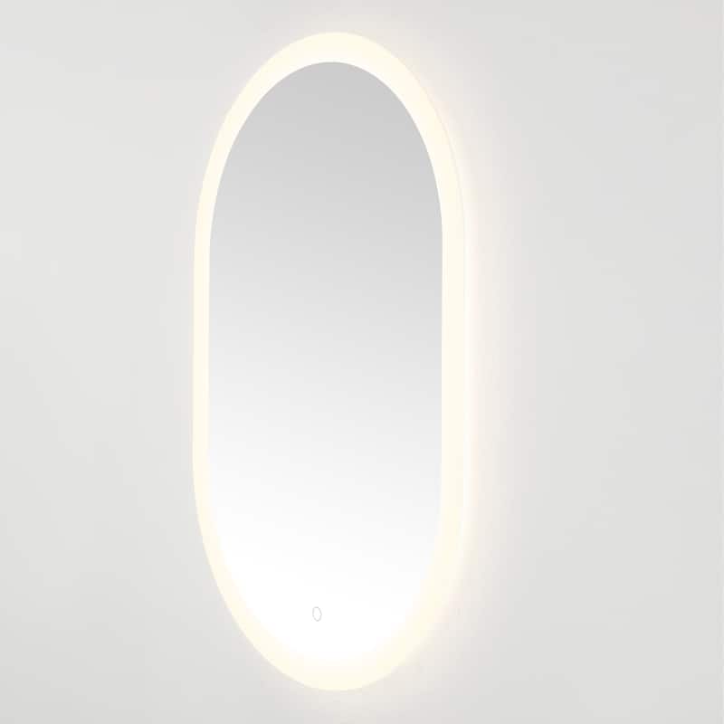 SAFAVIEH Tanesha 24" Led Vanity Mirror - Silver / White - 24Wx1Dx36H