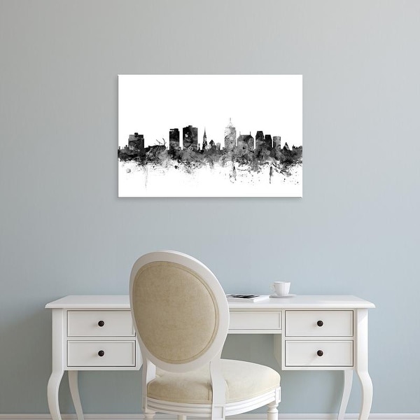 Easy Art Prints Michael Tompsett's 'Christchurch New Zealand Skyline' Premium Canvas Art