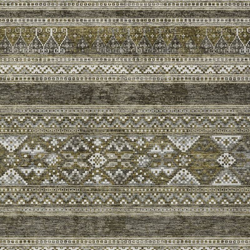 HomeRoots Southwestern Transitional Rectangle Outdoor Rug