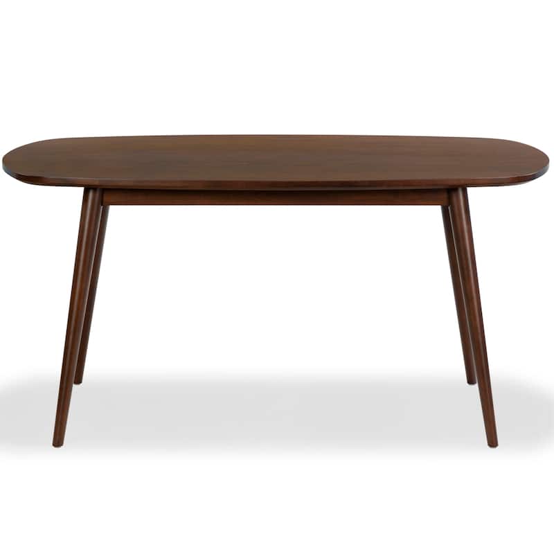 SAFAVIEH COUTURE Portman 62-Inch Wood Dining Table - 62"W x 35"D x 30"H