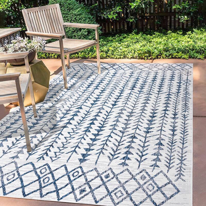 JONATHAN Y Sukie Bohemian Geometric Indoor/Outdoor Area Rug