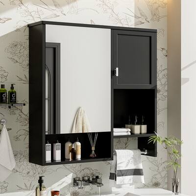 29"x 28" Modern Wall Mounted Bathroom Medicine Cabinet