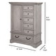 preview thumbnail 6 of 6, Lakewood Antique Finish Gentleman's Drawer Chest