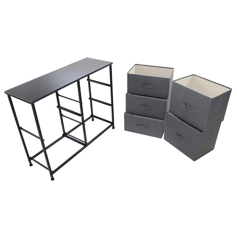 Dresser w/ 5 Drawers - Furniture Storage Tower Unit for Home, Bedroom