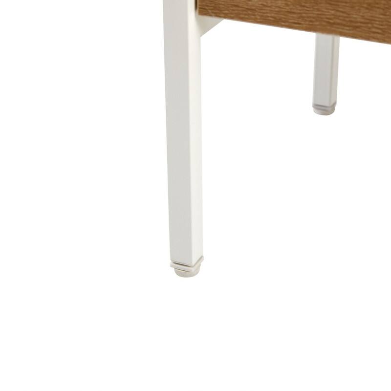 1-Piece or 2-Piece 15.75" Rattan Side Table