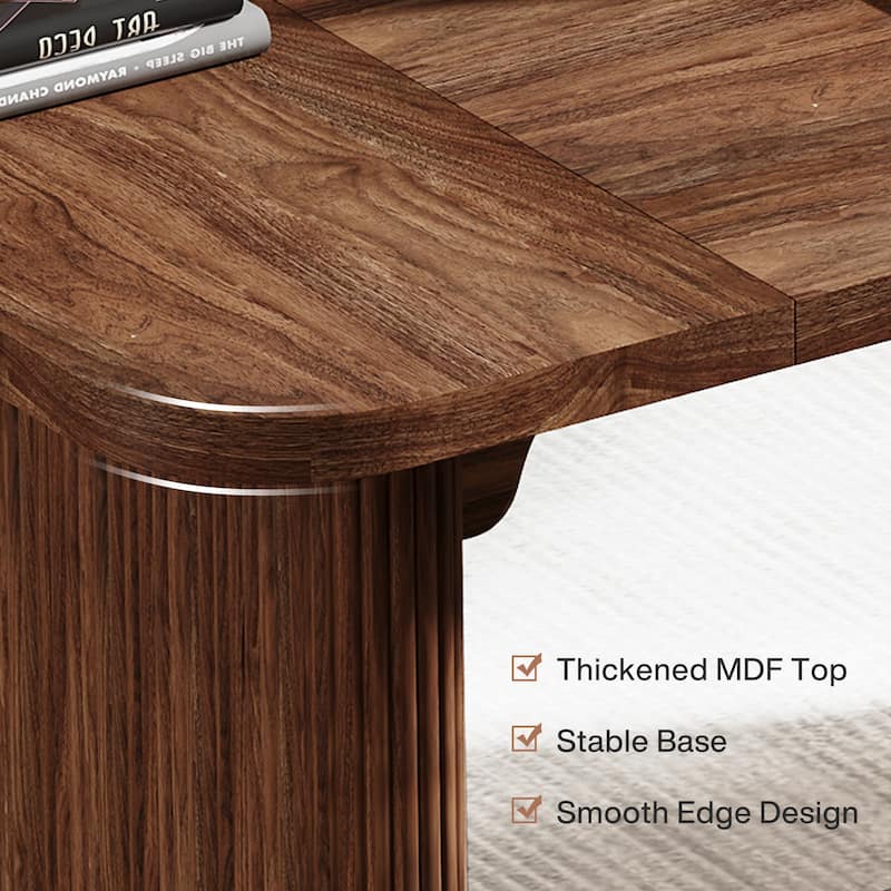 62.99'' W Modern Executive Desk Simple Computer Desk with Engineered Wood Top and Legs