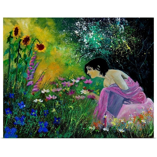 "Eglantine In The Garden 56" Poster Print