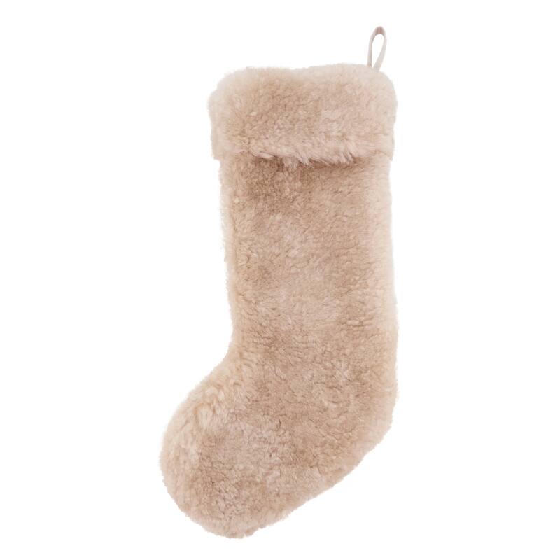 Cozy Delight Lamb Fur Stocking
