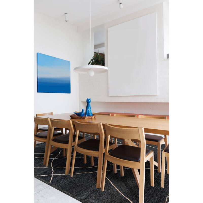 ECARPETGALLERY Hand-knotted Pak Finest Marrakesh Dark Teal Wool Rug - 9'1 x 12'1