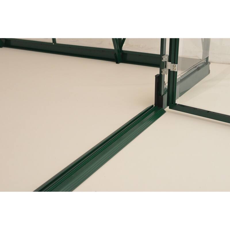 Balance 8 ft. x 8 ft. Hybrid Green/Clear DIY Greenhouse Kit