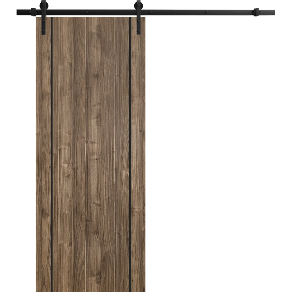 SartoDoors Planum 0016 | Bedroom Door Barn Door | Solid Wood | Hardware Set | 18x80, White Silk Bathroom Door Pantry Door