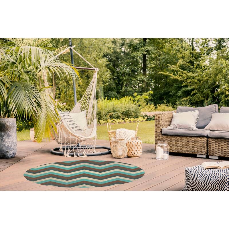 WILLOW TEAL Outdoor Rug By Becky Bailey Bed Bath & Beyond 34348035