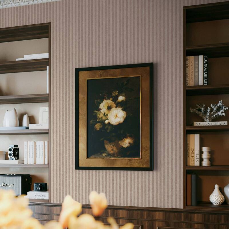 Charles Street Stripe Textured Peel and Stick Wallpaper by Jeremiah Brent