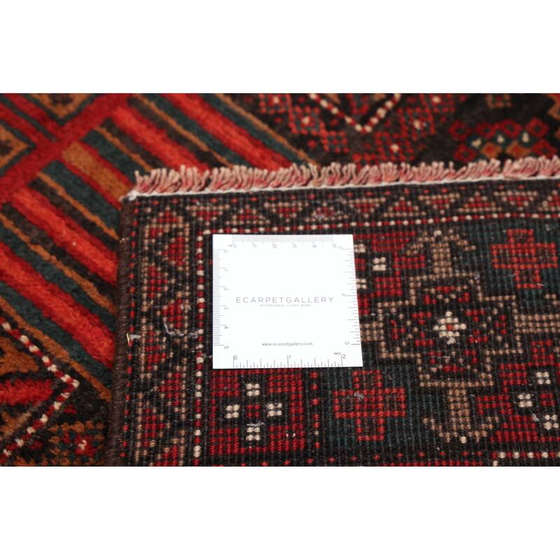 ECARPETGALLERY Hand-knotted Authentic Turkish Black Wool Rug - 3'5 x 7'3