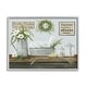 preview thumbnail 9 of 20, Stupell Farmhouse Bathroom Counter Still Life Motivational Phrases Framed Wall Art - Blue 14 x 11 - Grey