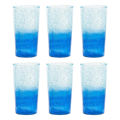 Abode Homewares Oceanic Ombre Jumbo, 23 oz. Set of 6