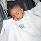 preview thumbnail 4 of 3, Baby Muslin Blanket - Large 40" X 40", White, By Comfy Cub - White