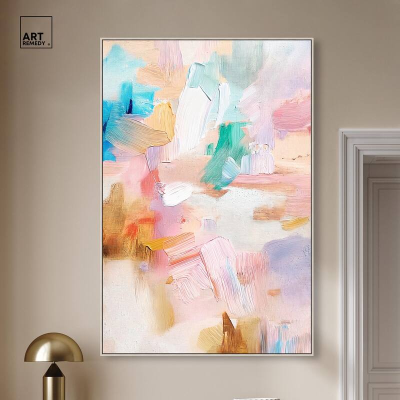 Rose Quartz II Canvas by Art Remedy