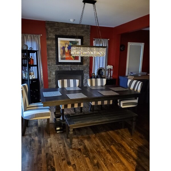 Top Product Reviews For Haver Faded Black And White Striped Dining