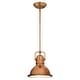 preview thumbnail 4 of 16, Westinghouse Lighting Boswell One-Light LED Indoor Mini Pendant Copper - 1-Light
