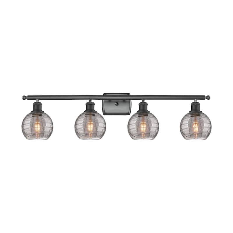 Innovations Lighting Athens Deco Swirl - 4 Light 36" Bath Vanity Light