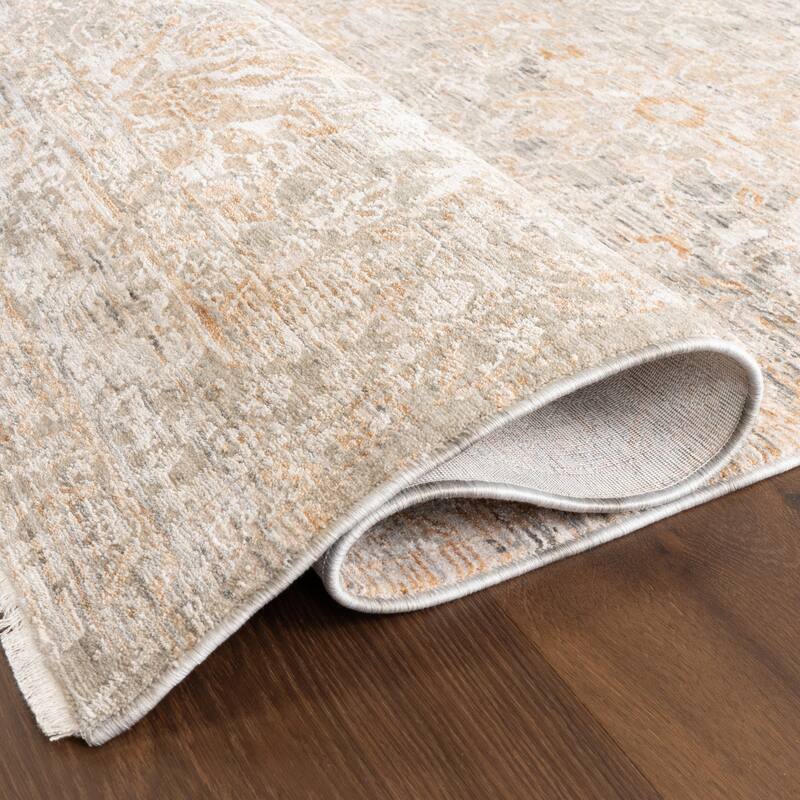 Nuloom Kriti Medallion Fringe Area Rug