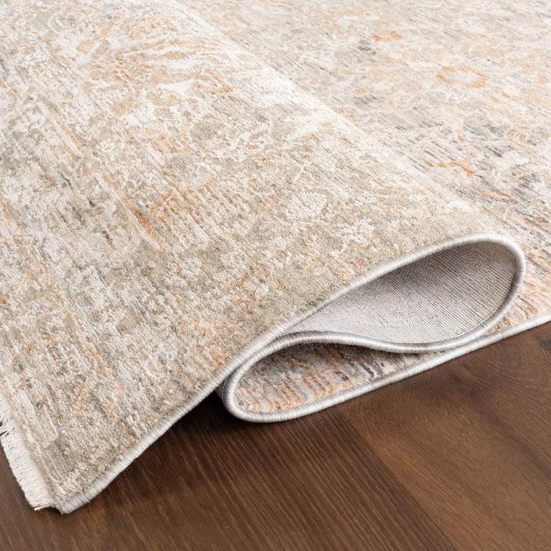 Nuloom Kriti Medallion Fringe Area Rug
