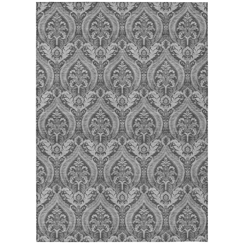 Pami Garden-Inspired Weather Resistant Versatile Elegance Outdoor Rug