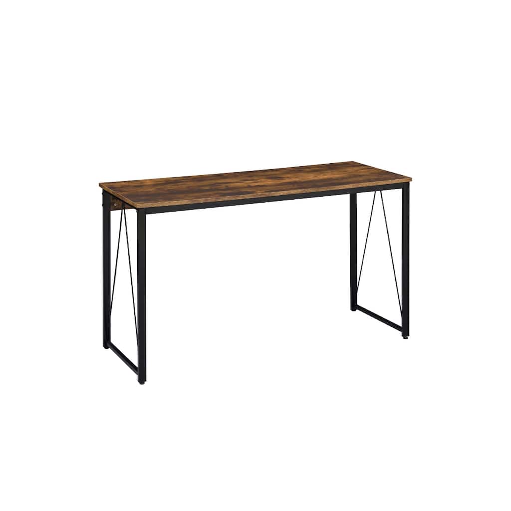 Modern 35'' Reversible Rectangular Writing Desk Small Space Home Office Furniture