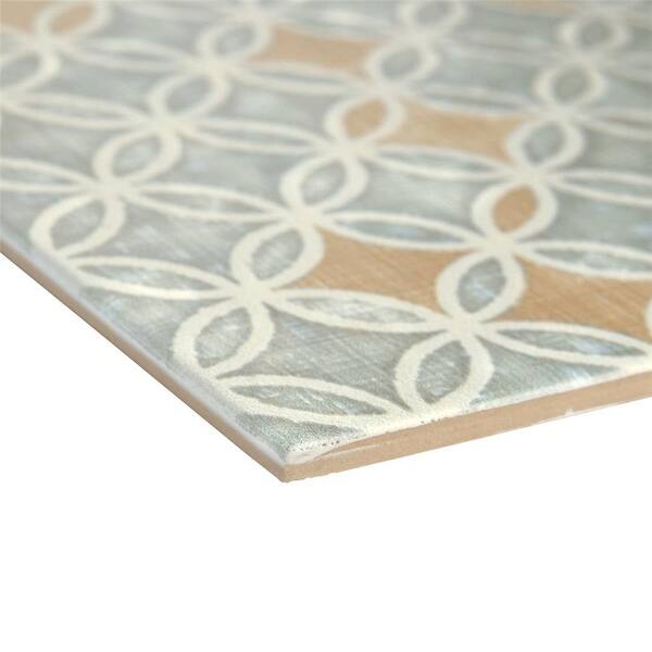 Somertile 7 75x7 75 Inch Puccini Full Ceramic Floor And Wall Tile 25 Tiles 11 Sqft Overstock 9765862