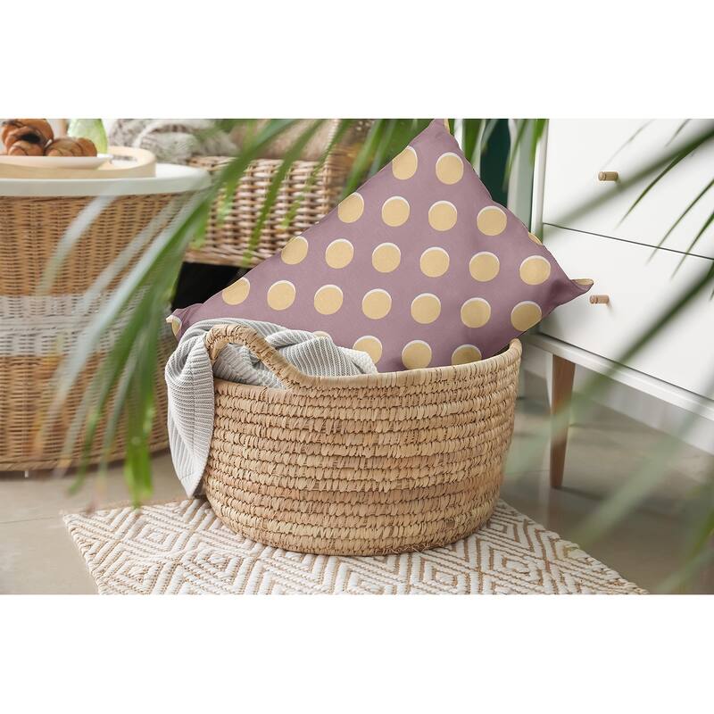 Polka Dots Decorative Throw Pillow