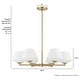 preview thumbnail 4 of 6, Hunter Celestial Valley 6-Light Chandelier - Contemporary, Transitional