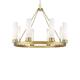 Option Brushed Brass / Striped White