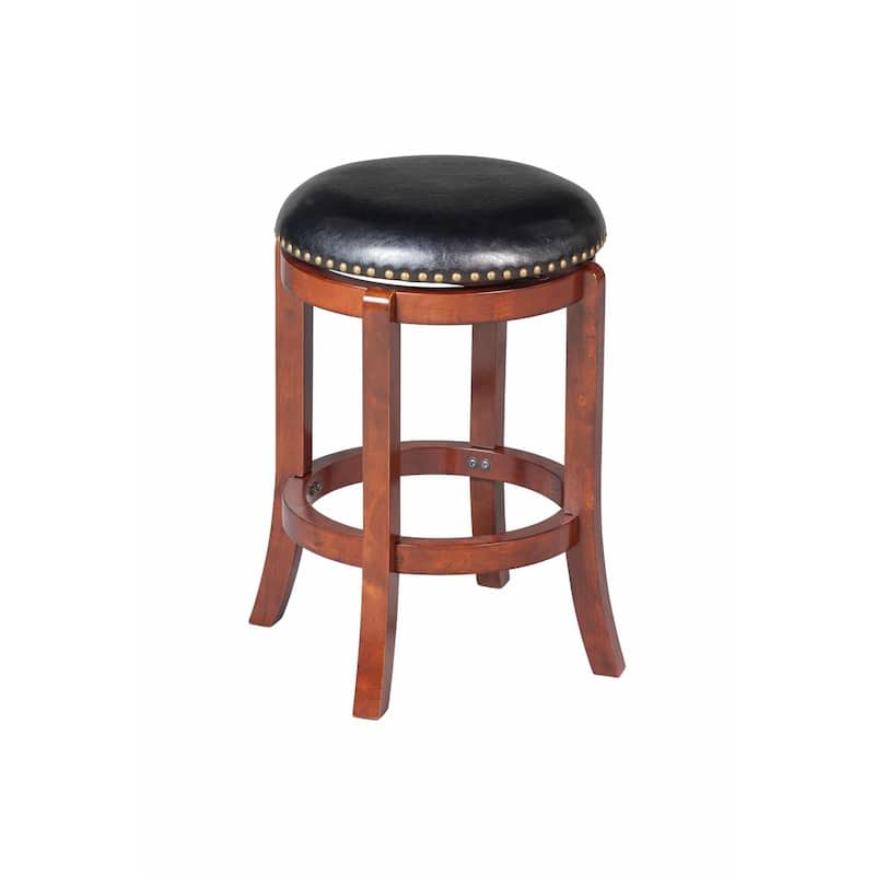 Cordova Black Swivel Counter Height Bar Stool
