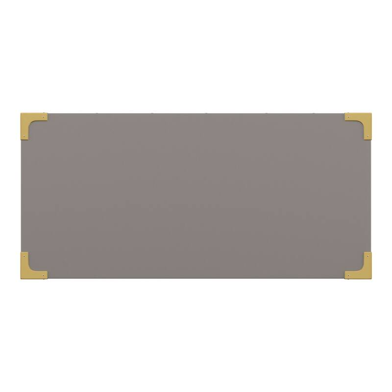 Kedric 5-Drawer Gold Accent Chest by iNSPIRE Q Bold