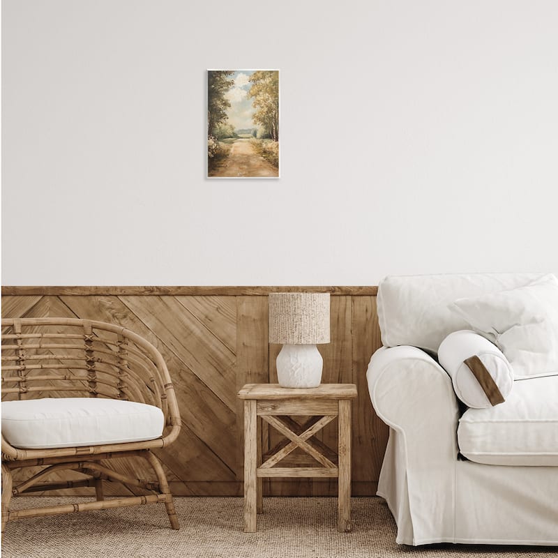 Stupell Walk Through Country Forest Wall Plaque Art Design By Petal Prints Design
