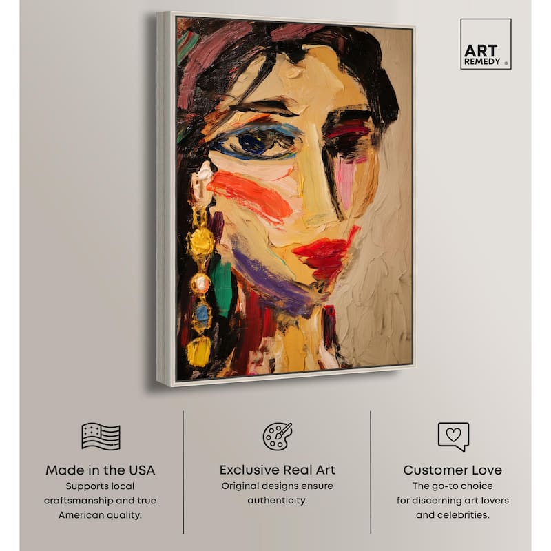 Colorful Expression I Canvas by Art Remedy